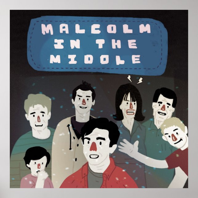 Póster Malcolm en el medio (Frente)