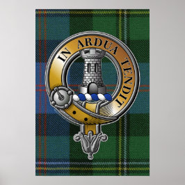 Póster Malcolm Tartan & Badge