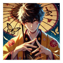 Maldición de Mariposa: Anime del Guerrero de Ojos 