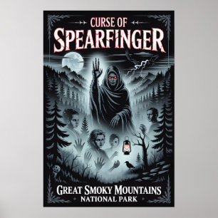 Póster Maldición de Spearfinger Haunted Smoky Mountains C