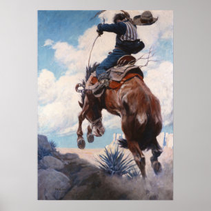 Póster Maldición por Newell Convers Wyeth