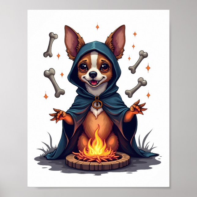 Póster Maldito perro ritual chihuahua (Frente)