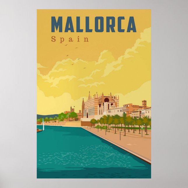 Póster Mallorca, España (Frente)