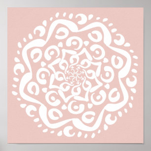 Póster Mallow Mandala