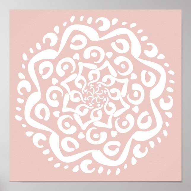 Póster Mallow Mandala (Frente)