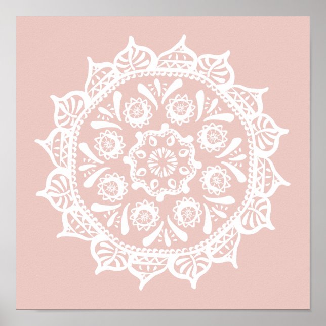 Póster Mallow Mandala (Frente)