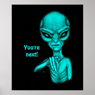 Póster Malo Alien , ¡Tú eres el próximo !