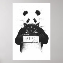 Póster Malo panda