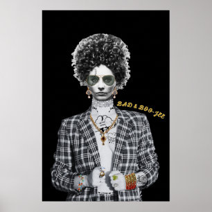 Póster Malo y boo-jee