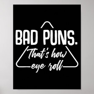 Póster Malos Chistes Es Así Como Me Burlo Humor Divertido