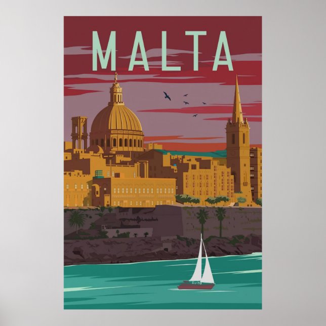 Póster Malta (Frente)