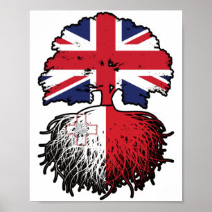 Póster Malta Maltese Reino Unido Reino Unido Reino Unido