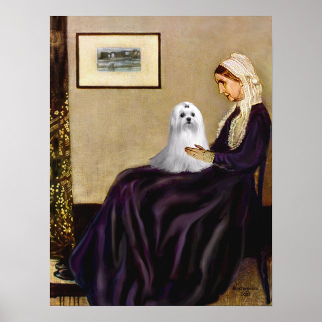 Póster Maltés (C) - La madre de Whistlers (Frente)