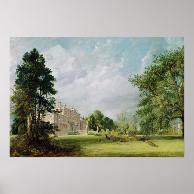 Póster Malvern Hall, Warwickshire, 1821 (Frente)