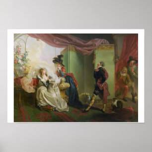 Póster Malvolio antes de Olivia, de 'Doce Noche' por Wi