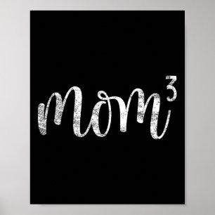 Póster Mamá3 Mamá Cubierta A Madre De Tres Mamá De Tres R