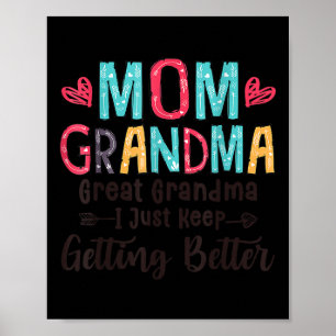 Póster Mamá Abuela Grande Abuela, Sólo Sigo Apostando