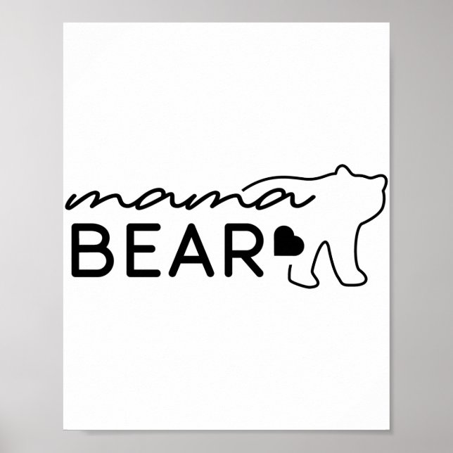 Póster Mama Bear Archivos Png JPG Pdf, Mama Bear (Frente)