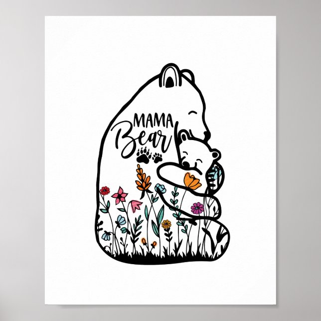 Póster Mama Bear Archivos Png JPG Pdf, Mama Bear (Frente)