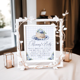 Póster Mamá Belly Blueberry Pancake Baby Brunch