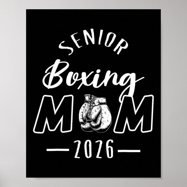 Póster Mamá Boxeadora Senior 2026 Cl De 2026 (Frente)