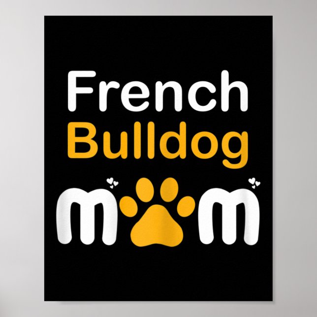 Póster Mamá bulldog (Frente)