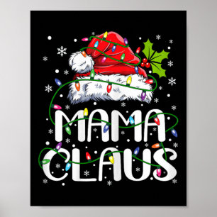 Póster Mama Claus Navidades enciende la coincidencia con