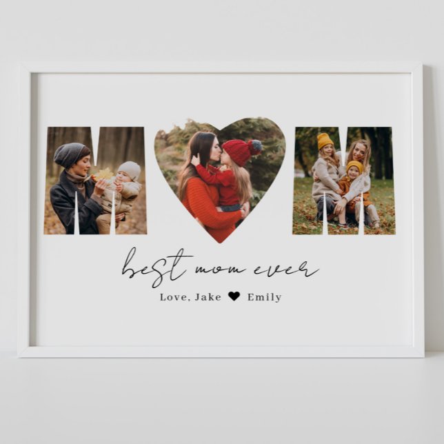 Póster Mamá Collage de fotos foto del Poster del Día de l (Subido por el creador)