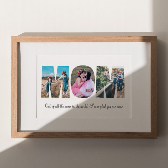 Póster Mamá Collage de fotos Poster (Subido por el creador)