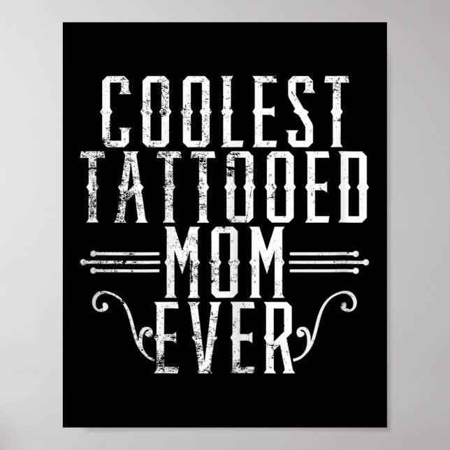 Póster Mamá con tinta leopard leopard Tattooed Mamá tempo (Frente)