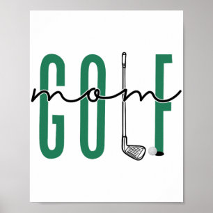 Póster Mamá Crewneck Día de la Madre Master Golf Mujeres 