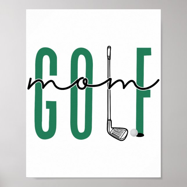 Póster Mamá Crewneck Día de la Madre Master Golf Mujeres  (Frente)