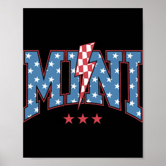 Póster Mama Dada Mini 4 de julio familia americana coinci