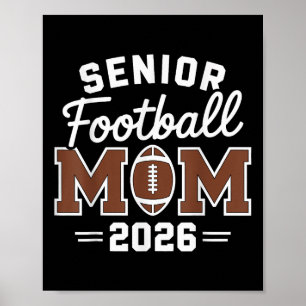 Póster Mamá de fútbol sénior orgullosa año sénior Mama Cl