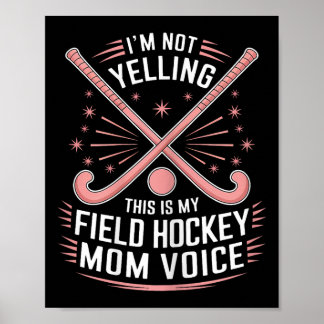 Póster Mamá de Hockey sobre Césped Divertido Hockey sobre