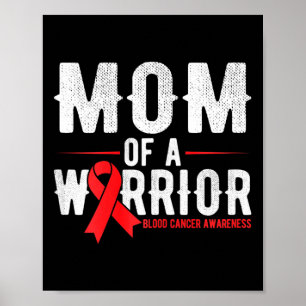 Póster Mamá de la guerra Concienciación sobre el Cáncer d