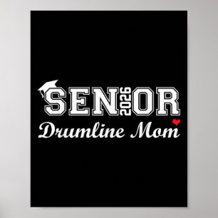 Póster Mamá de la línea de percusión sénior 2026 Graduaci