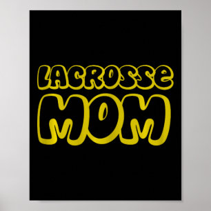 Póster Mamá de Lax femenina Día de la Madre Mamá de Lacro
