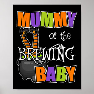 Póster Mamá de los disfraces de Halloween para bebés