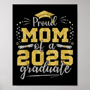 Póster Mamá De Mayo De 2025 Orgullosa Mamá De Un Graduado