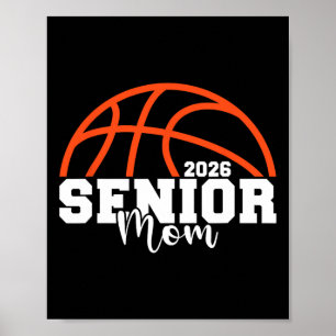 Póster Mamá de Senior Sketll Cl de 2026 Graduación Jugado
