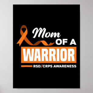 Póster Mamá De Un Guerrero Rsd Crps Conciencia