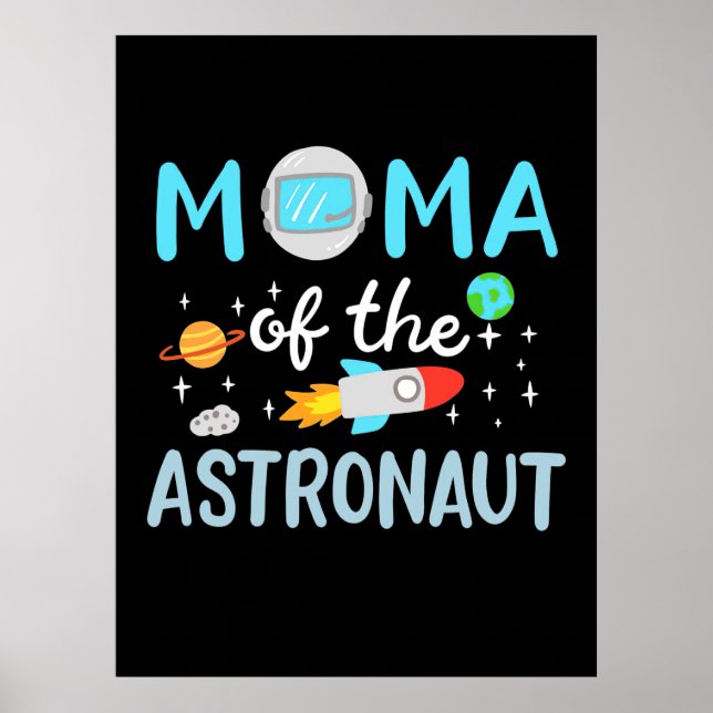 Póster Mamá Del Astronauta (Frente)