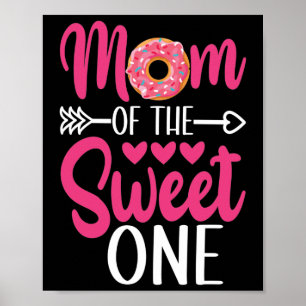 Póster Mamá del Donut Dulce con Sprinkles