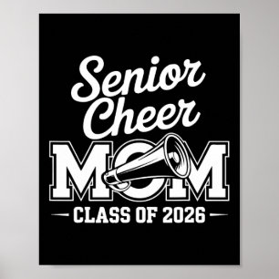 Póster Mamá del equipo de porristas Senior 2026 Graduació
