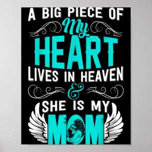 Póster Mamá día de los caídos mi ángel de la guarda un gr