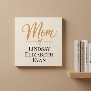 Póster Mamá elegante personalizada