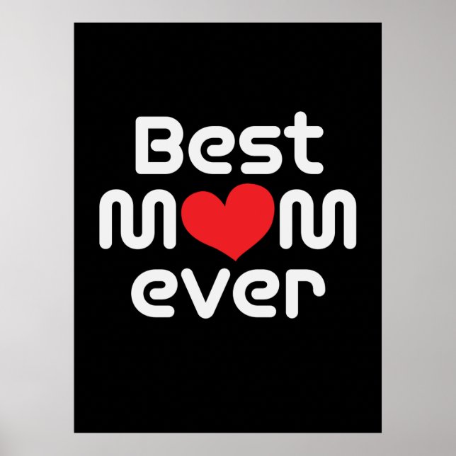 Póster Mamá es la mejor mamá de todos los tiempos (Frente)