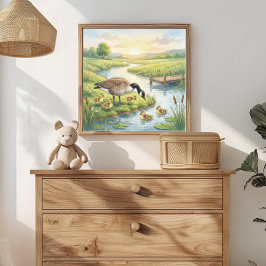 Póster Mama Gansa y los Ansarones Guardería