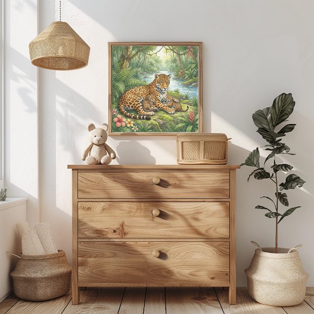 Póster Mama Jaguar and Cubs Nursery (Subido por el creador)